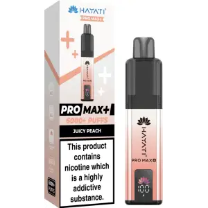 Hayati Pro Max Plus 6000 Prefilled Pod Kit - 10mg | Juicy Peach
